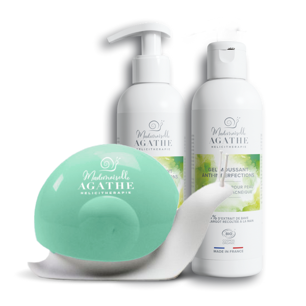 DUO GELS MOUSSANTS & son distributeur de savon Hélicimousse