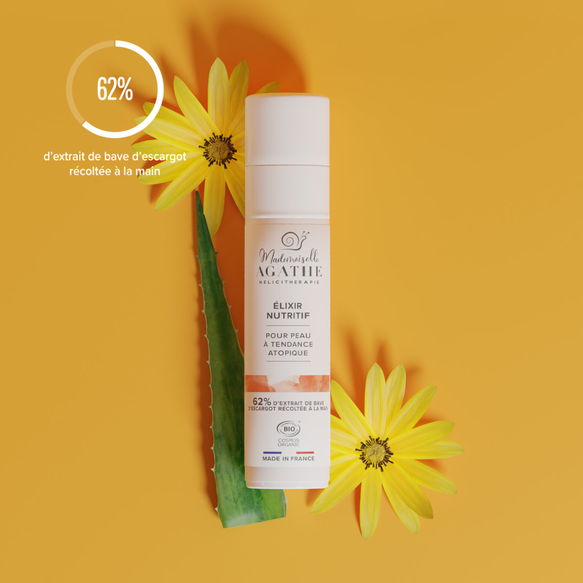 CREME ELIXIR NUTRITIF Certifiée Bio - Apaisante & Protectrice