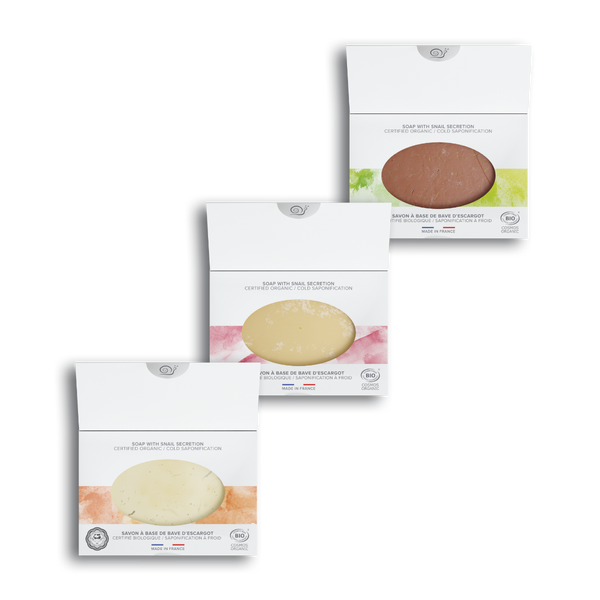 LOT 3 SAVONS Bio - Saponifié à froid