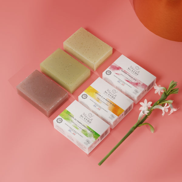 LOT 3 SAVONS Bio - Saponifié à froid