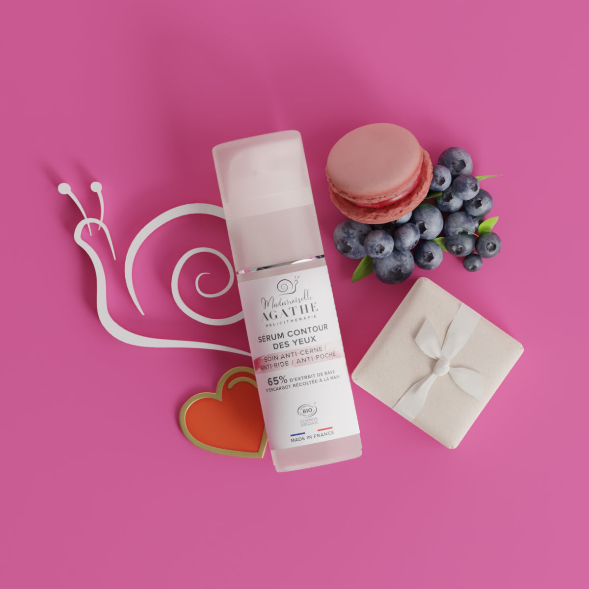 Roll-on Yeux à La Bave D'Escargot MYTEX-SHOP - Anti-cernes, Poches, Rides 15ml