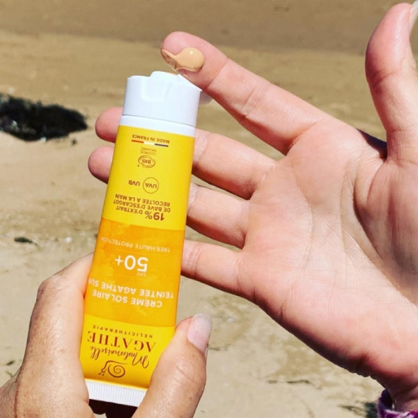 CREME SOLAIRE Certifiée Bio - Teintée SPF50+