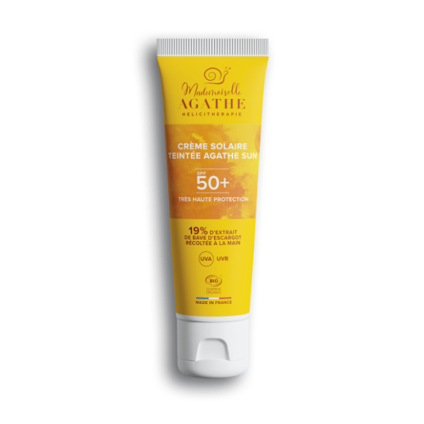 CREME SOLAIRE Certifiée Bio - Teintée SPF50+