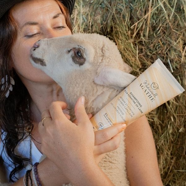 Shampoing à la kératine de laine