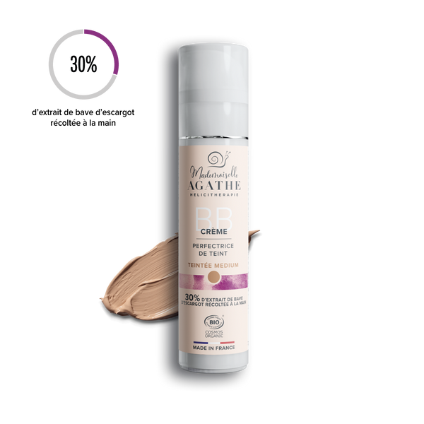 BB CREME Certifiée Bio - Teintée Medium - Perfectrice de teint