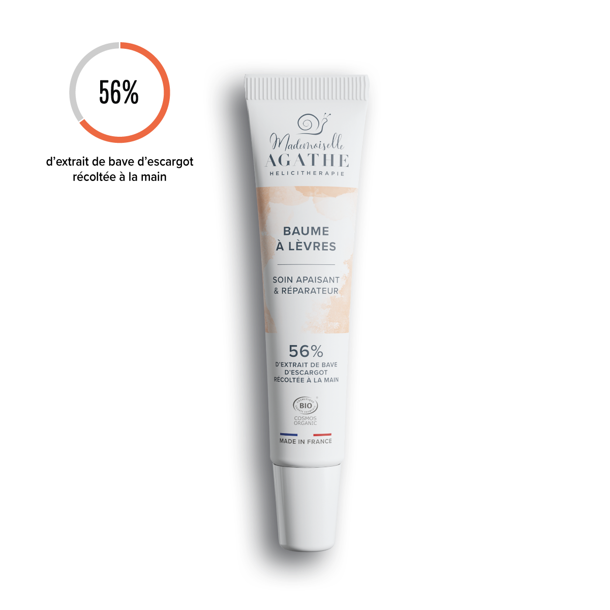 BAUME LEVRES Certifié Bio - Apaisant & Réparateur