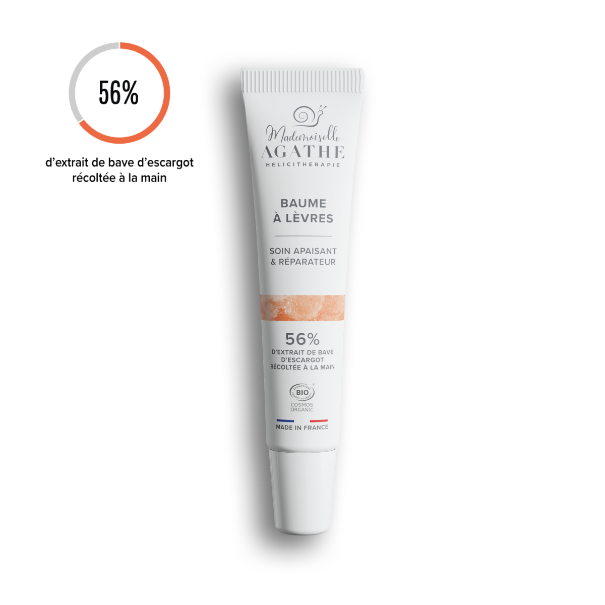BAUME LEVRES Certifié Bio - Apaisant & Réparateur