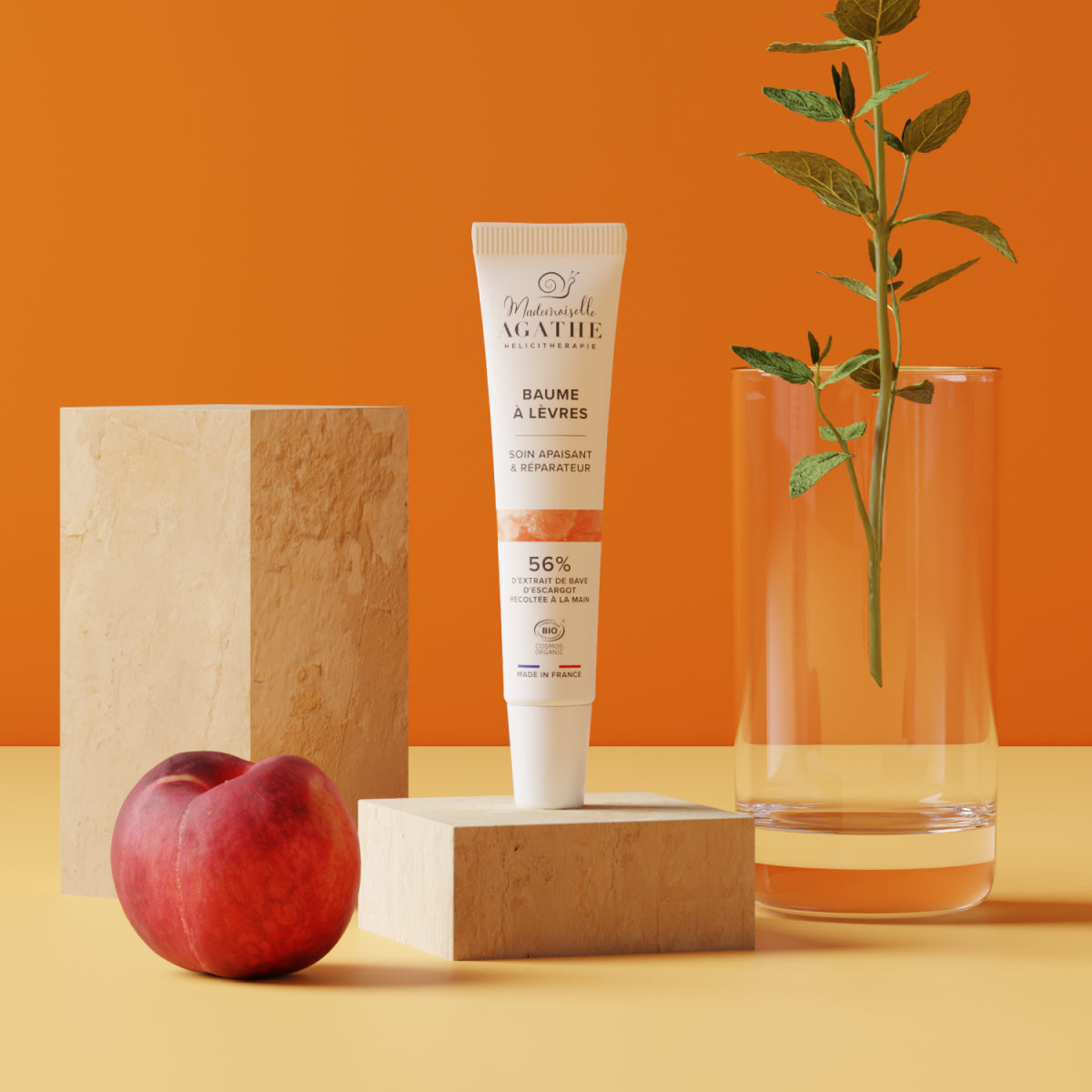 BAUME LEVRES Certifié Bio - Apaisant & Réparateur