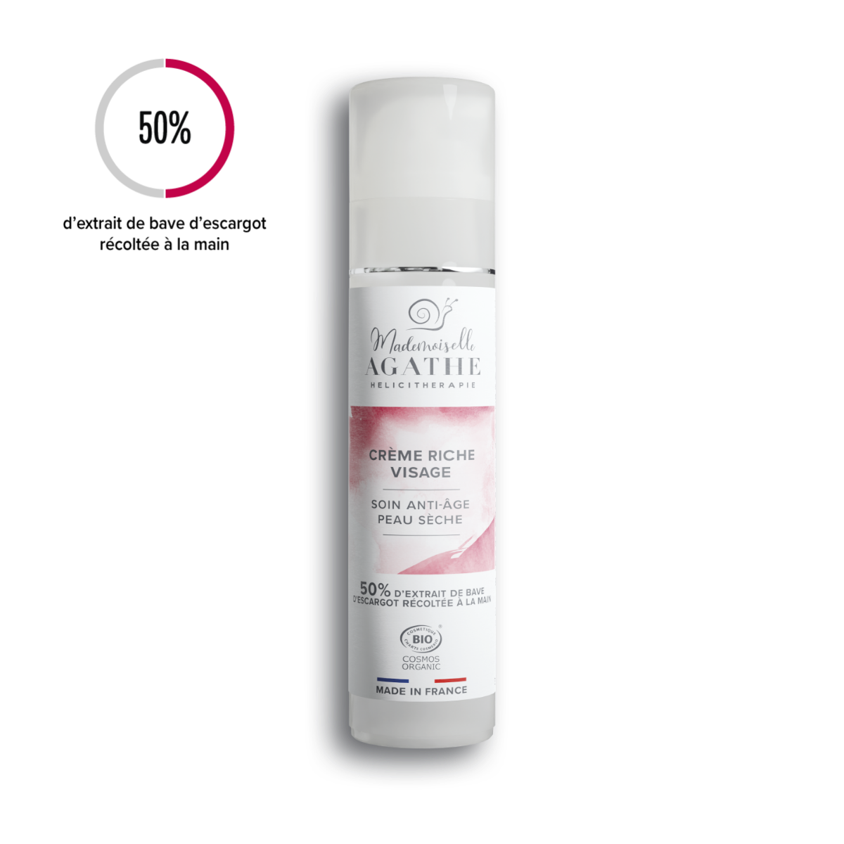 CREME RICHE Certifiée Bio - Anti-Age Peau Sèche
