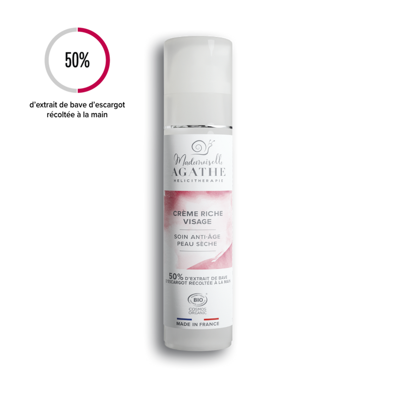 CREME RICHE Certifiée Bio - Anti-Age Peau Sèche