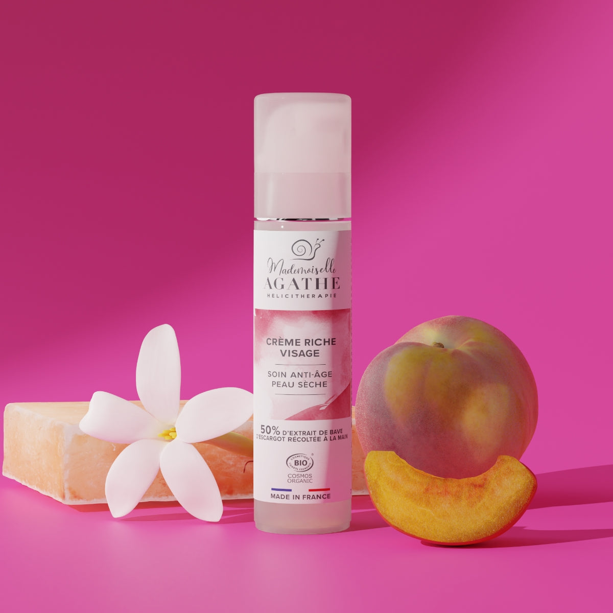 CREME RICHE Certifiée Bio - Anti-Age Peau Sèche