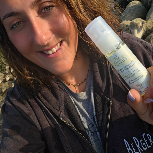 Sérum capillaire à la kératine de laine certifié bio -  répare & protège