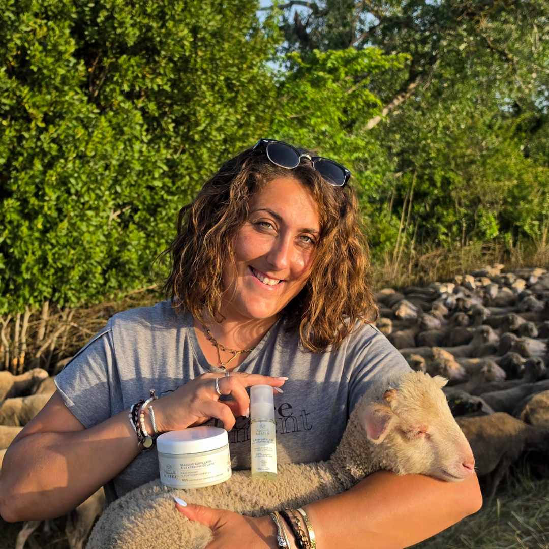 Routine Capillaire à la kératine de mouton
