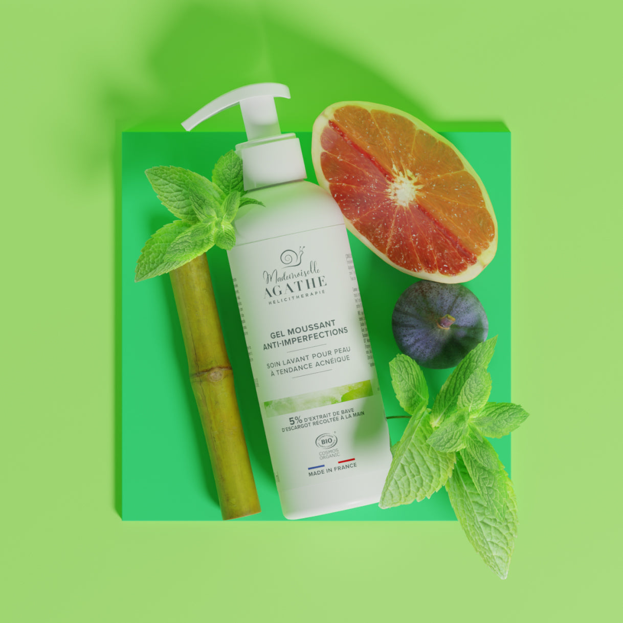 DUO GELS MOUSSANTS & son distributeur de savon Hélicimousse