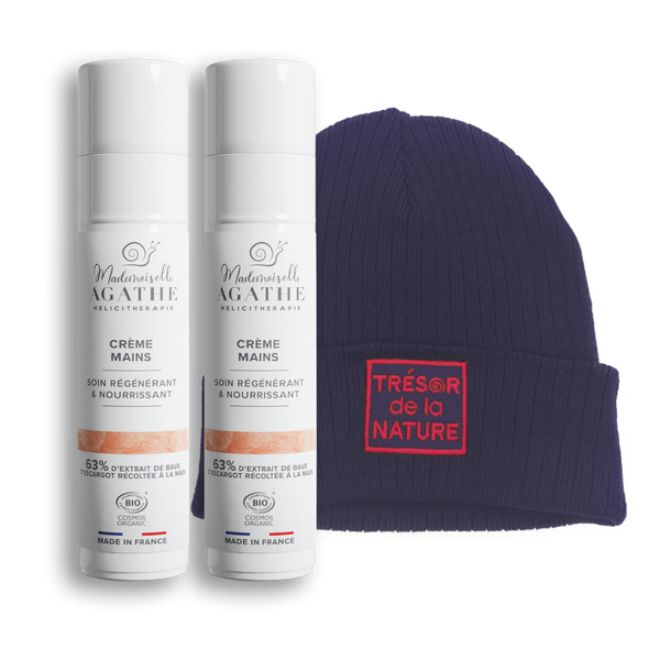 DUO MAINS PROTECTEUR & SON BONNET « Trésor de la nature »