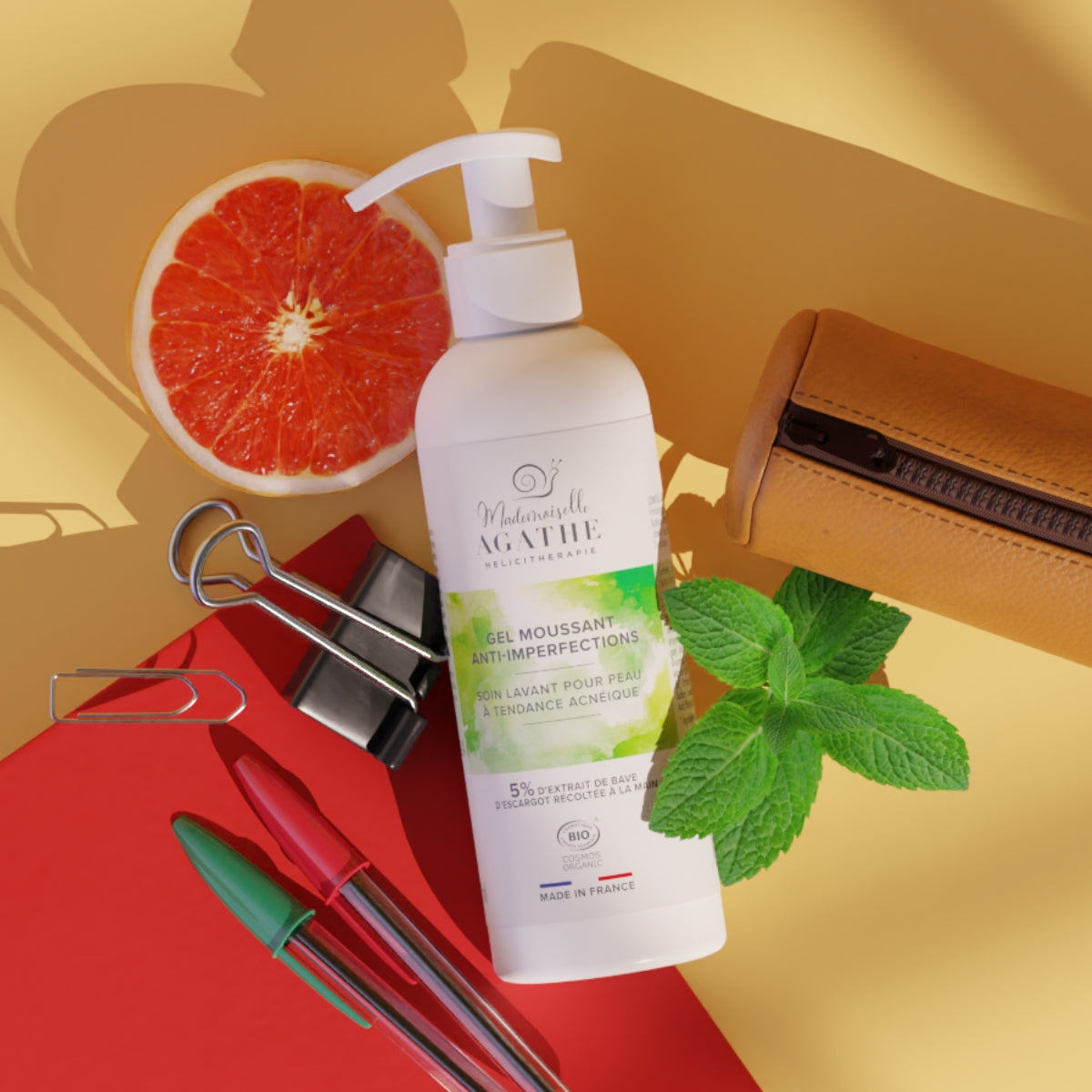 GEL MOUSSANT  certifié bio - Lavant & Purifiant