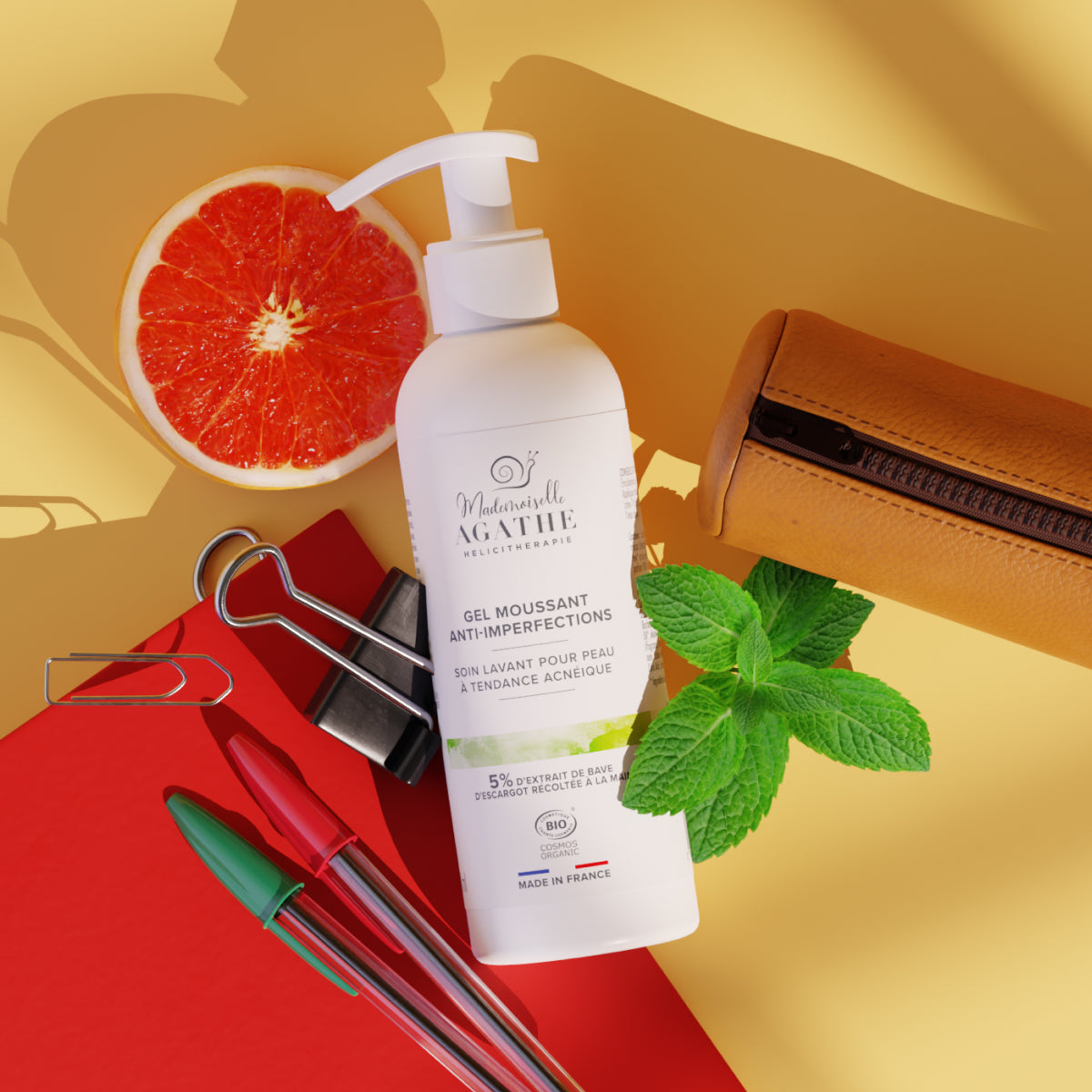 GEL MOUSSANT  certifié bio - Lavant & Purifiant