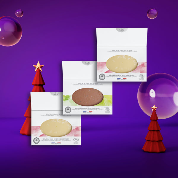 LOT 3 SAVONS Bio - Saponifié à froid