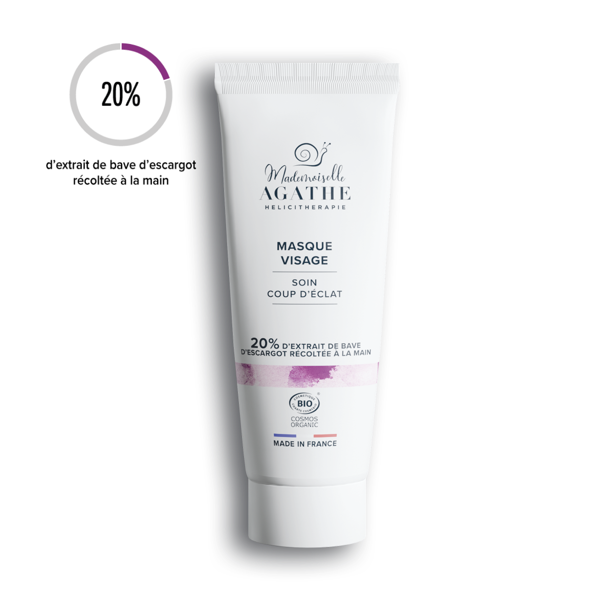 MASQUE ECLAT Certifié Bio - Eclaircissant & Unifiant