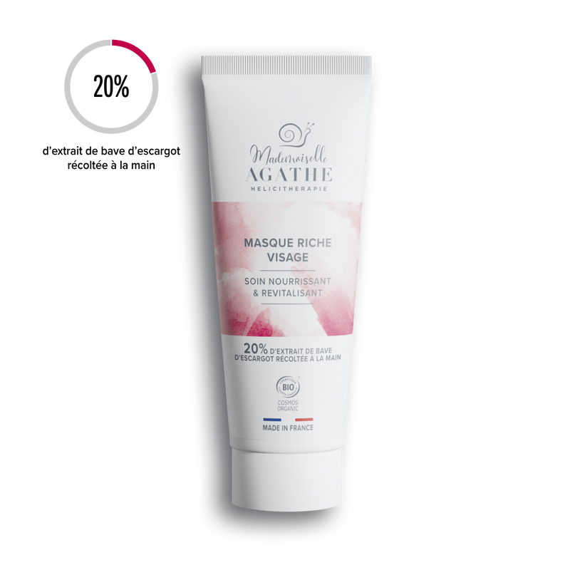 MASQUE RICHE Certifié Bio - Nourrit & Revitalise