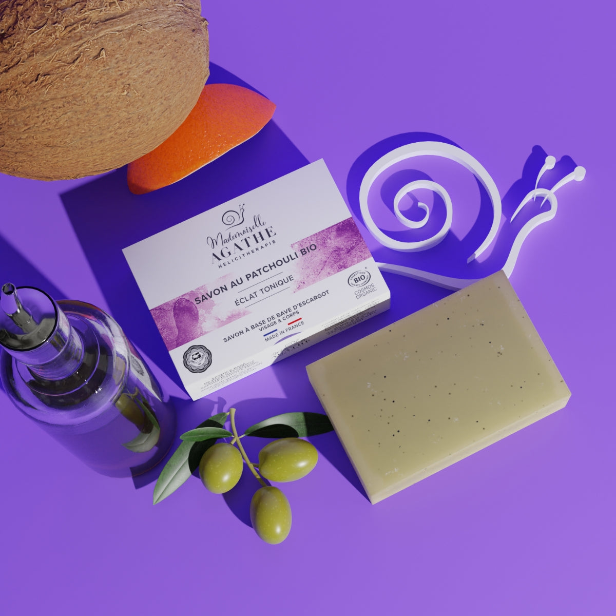 SAVON PATCHOULI Bio - Eclat tonique