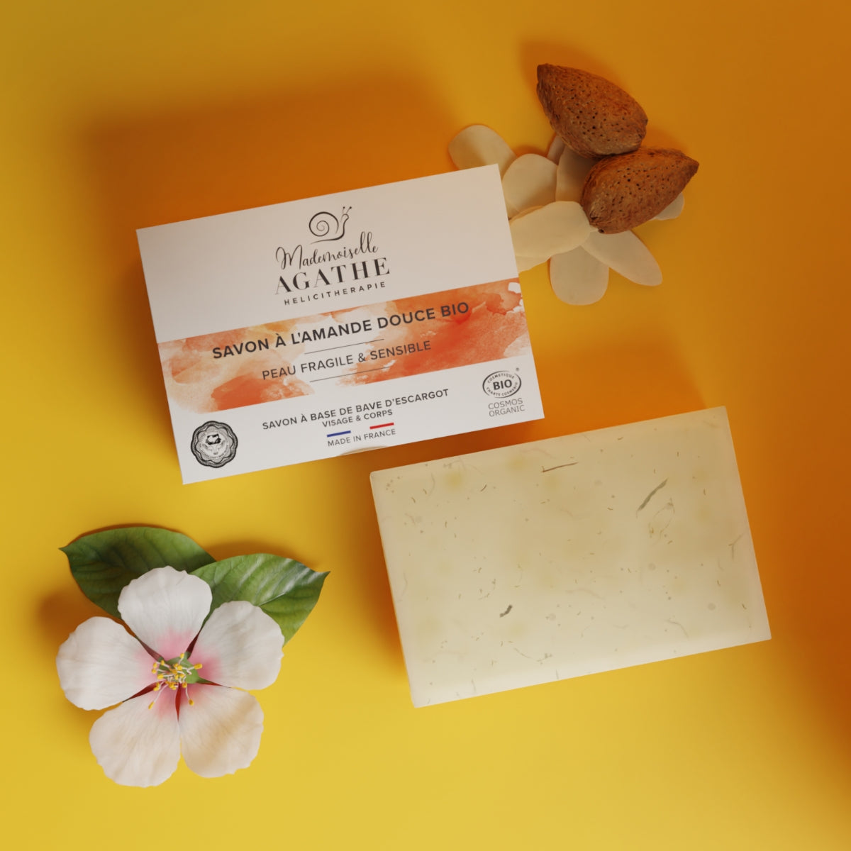 SAVON AMANDE Bio - Protecteur & Hydratant