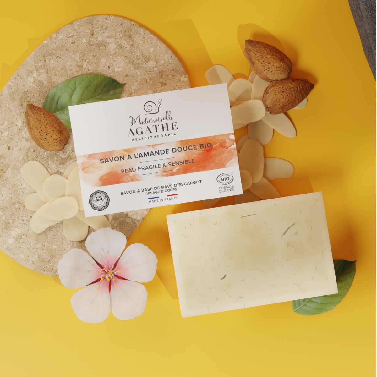 SAVON AMANDE Bio - Protecteur & Hydratant