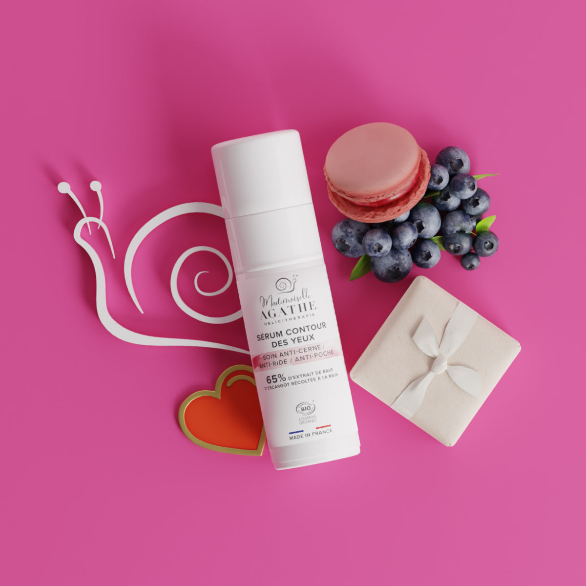 SERUM YEUX Certifié Bio - Soin anti-cerne, anti-ride, anti-poche