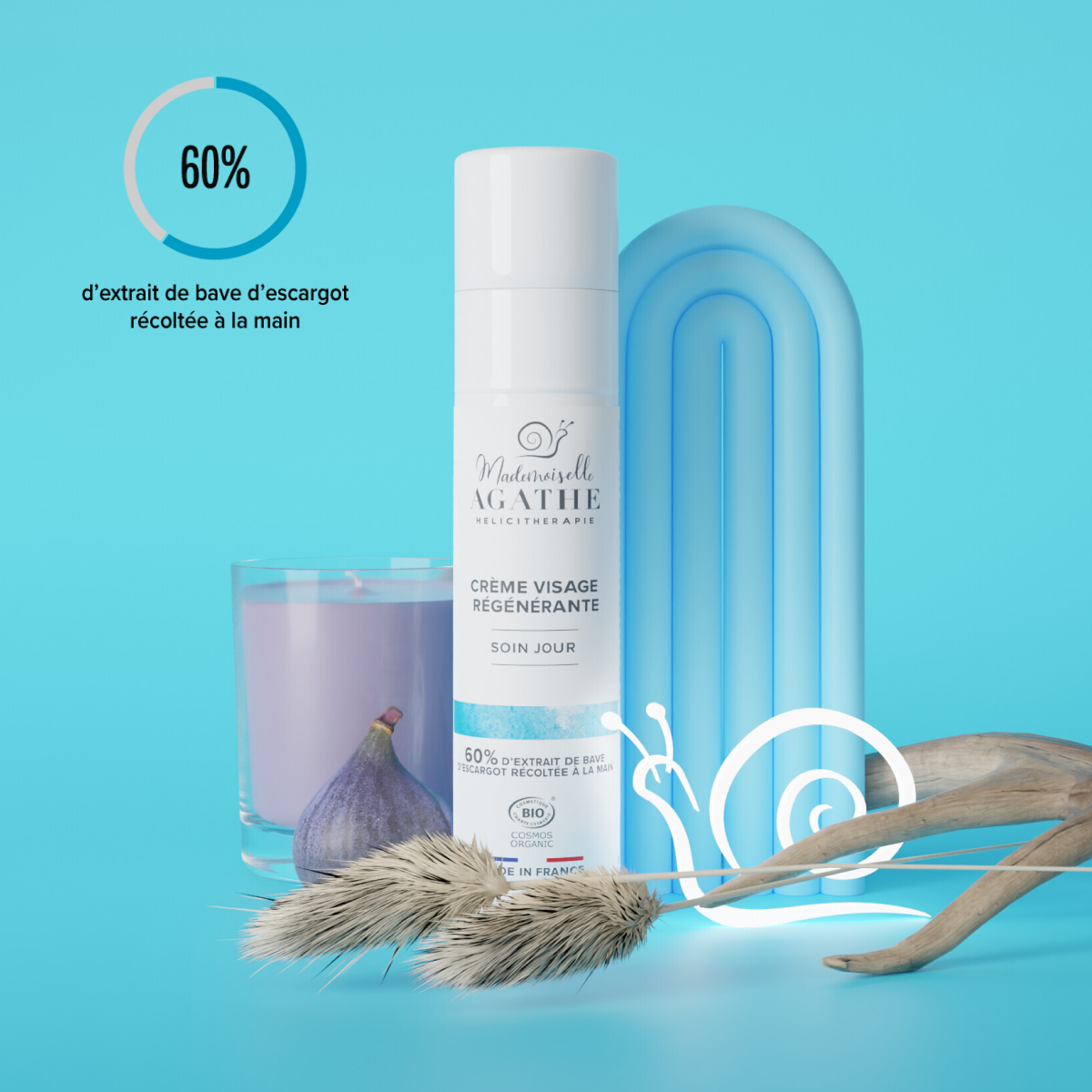 CREME JOUR Certifiée Bio - Hydratante & Régénérante