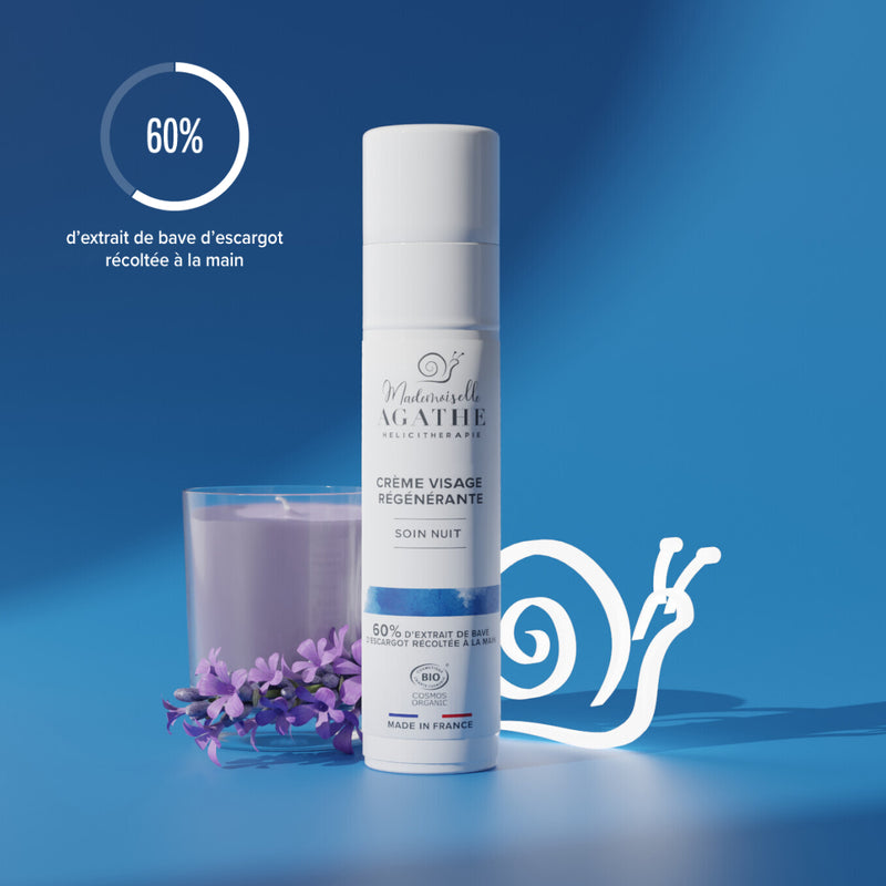 Crème nuit certifiée bio - hydratante & régénérante