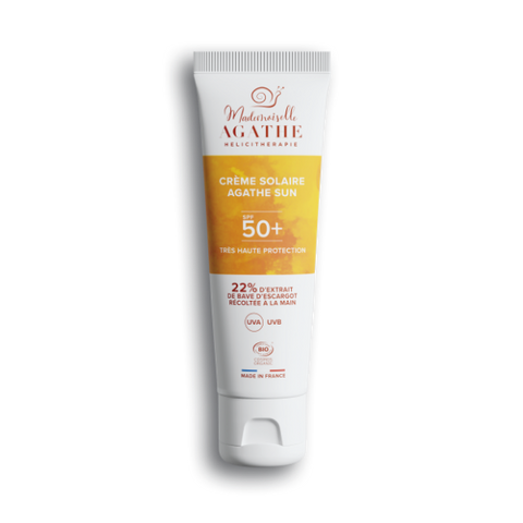 CREME SOLAIRE Certifiée Bio - Non Teintée SPF50+