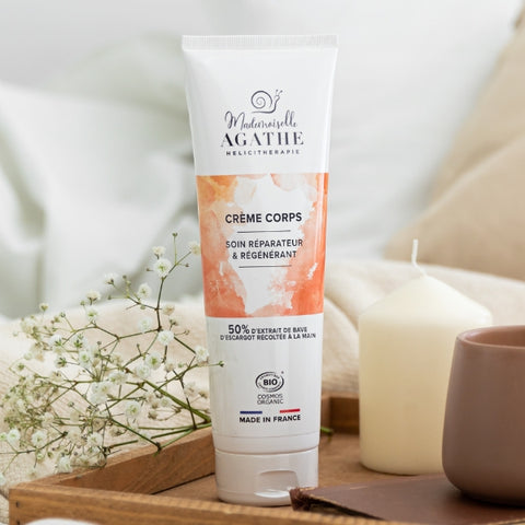 CREME CORPS Certifiée Bio - Réparateur & Régénérant Mlle Agathe