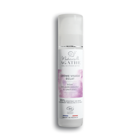 CREME ECLAT Certifiée Bio - Eclaircissante & Unifiante